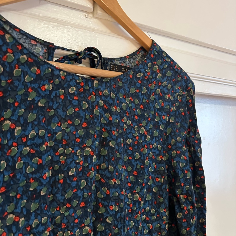 Zara Solky Floral Print Women’s Dress